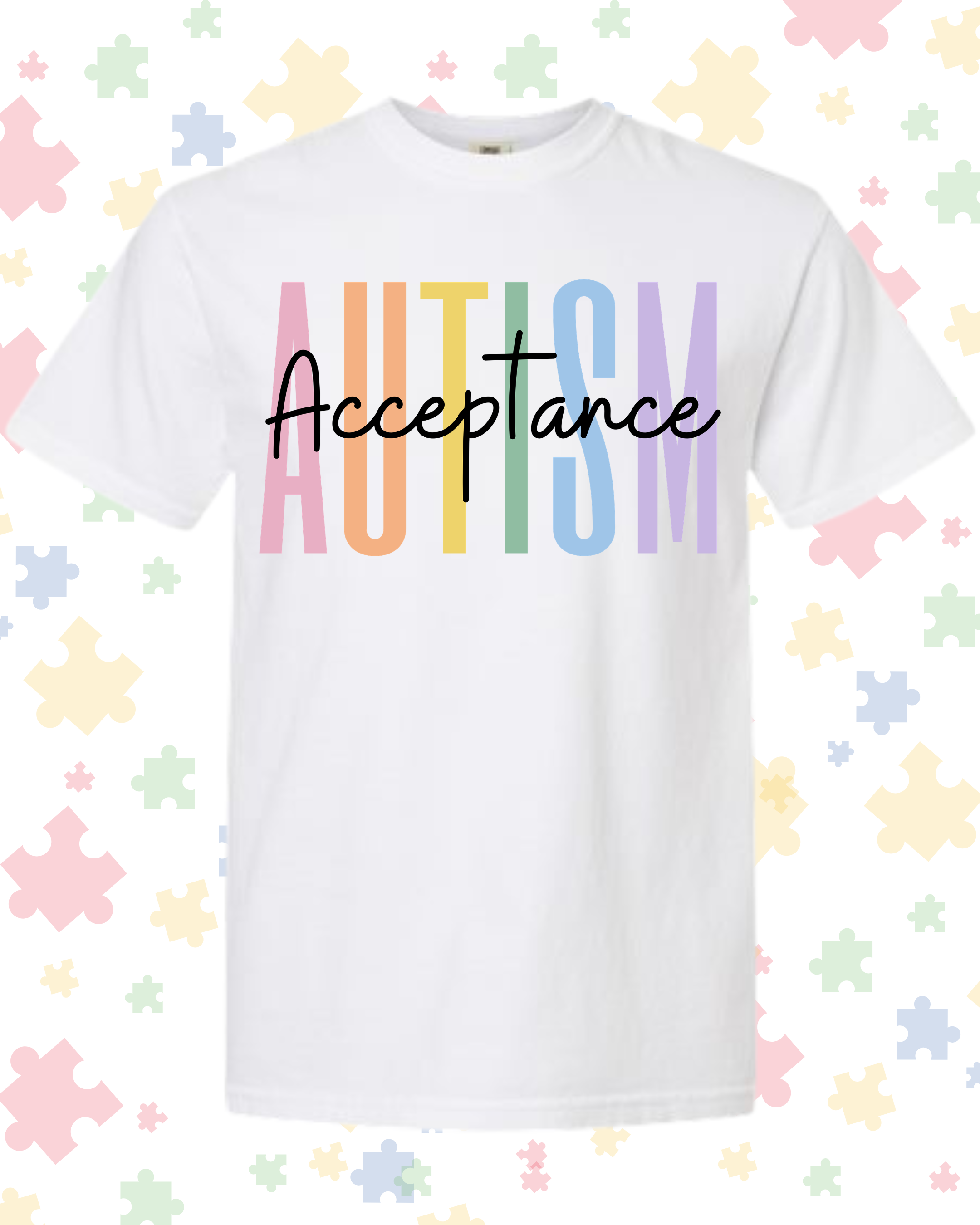Autism Acceptance Short Sleeve T-Shirt