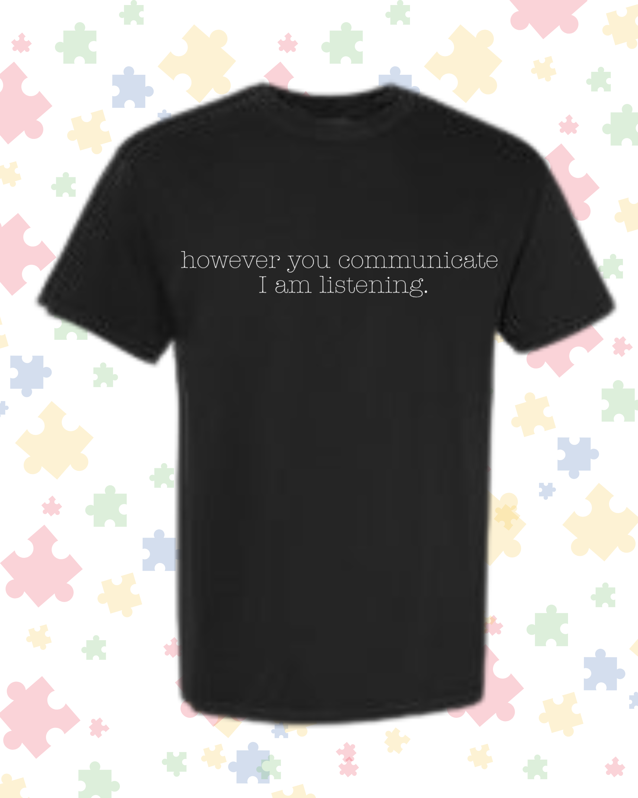I Am Listening Short Sleeve T-Shirt