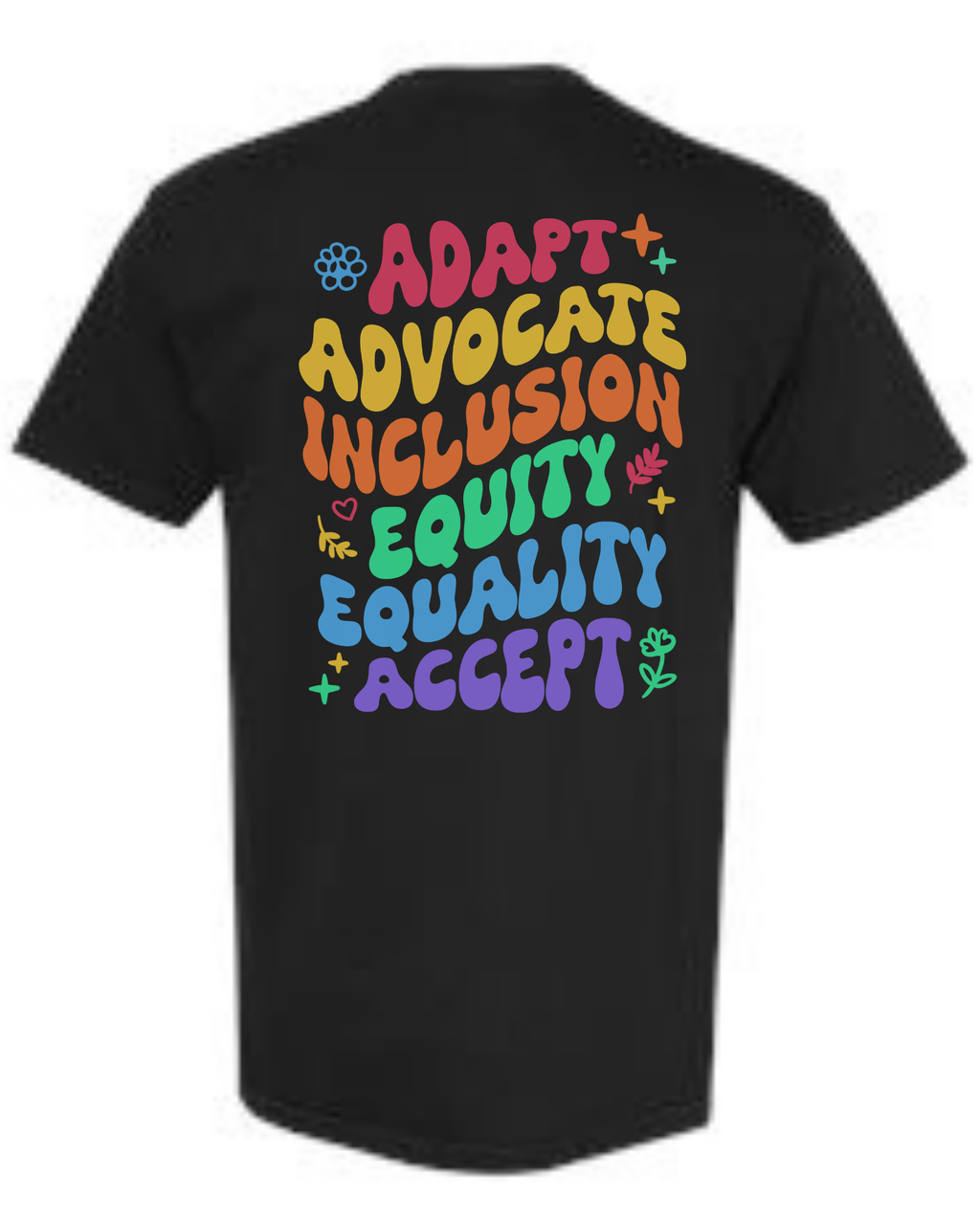 Adapt Advocate Inclusion Equity Equality Accept