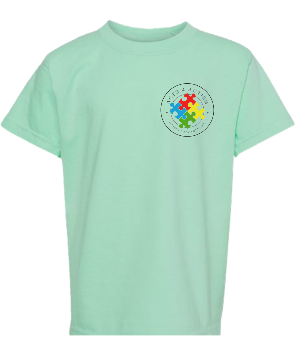 Acts 4 Autism Branded Shirt in Island Reef