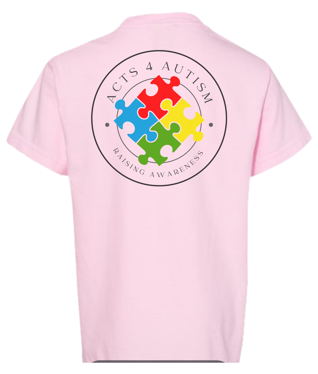 Acts 4 Autism Branded Shirt in Blossom